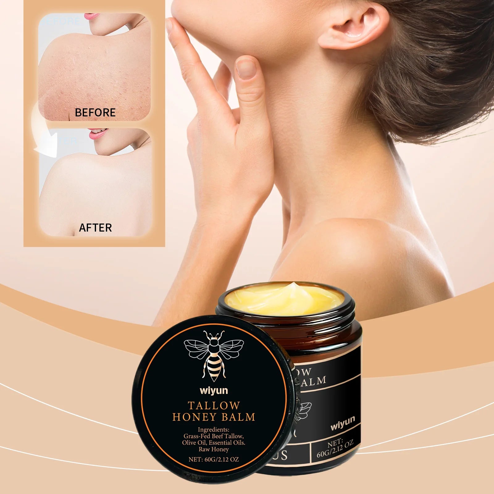Tallow Honey Cream