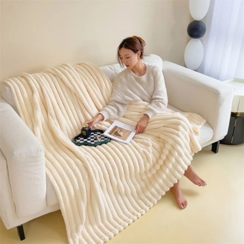 Faux Fur Throw Blanket