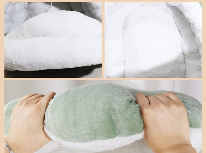 Semi-Enclosed Pet Cave Bed