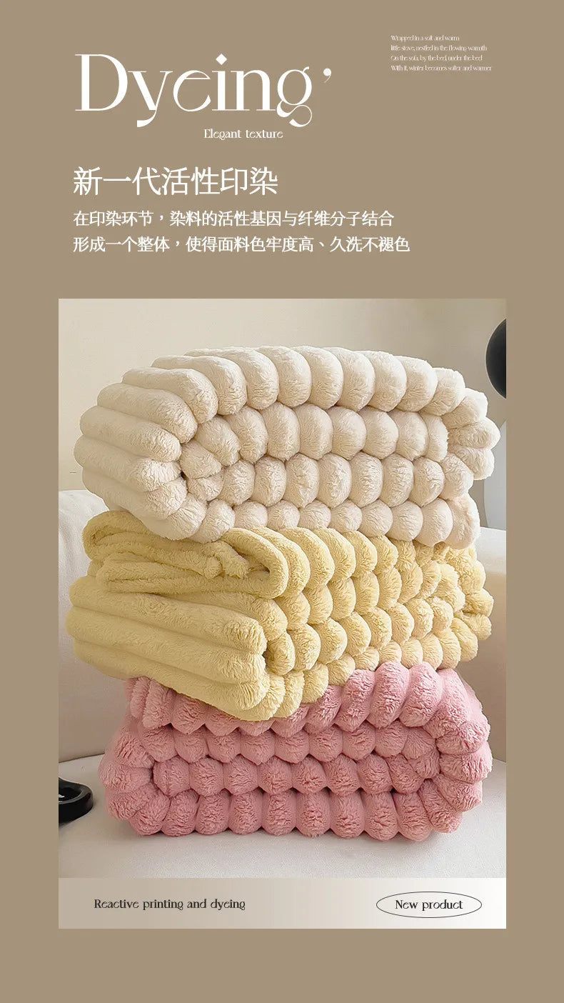 Faux Fur Throw Blanket